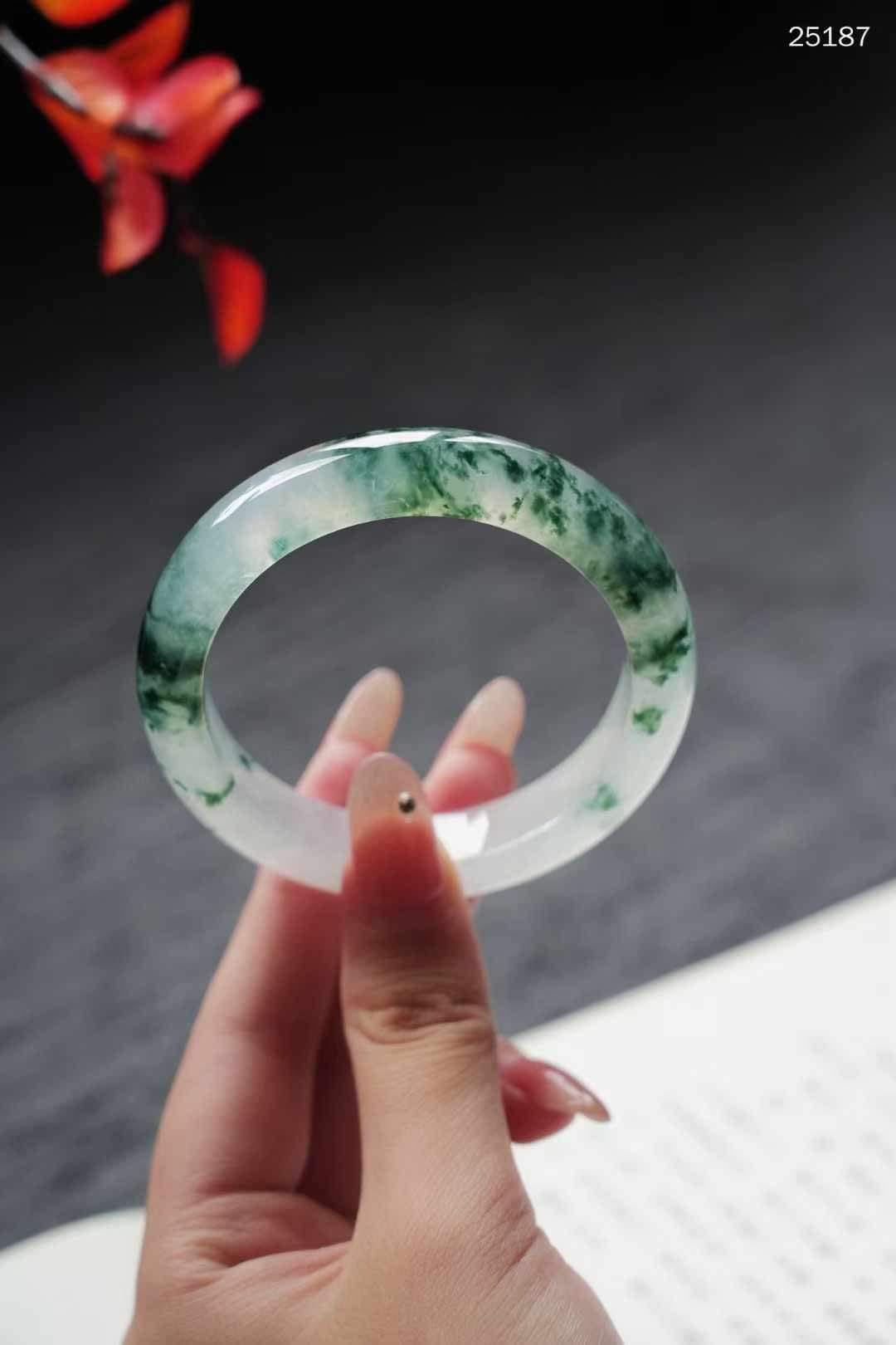 Ngọc Phỉ Thúy, Cẩm Thạch Jade A - KT: 54.5*12.2*8.2mm